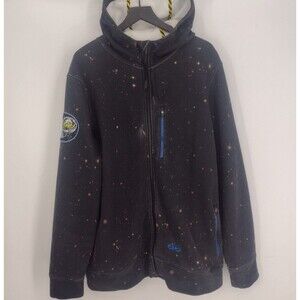 Nike 6.0 Galaxy Outer Space Universe Stars Full Zip Hoodie Sweatshirt Mens XXL